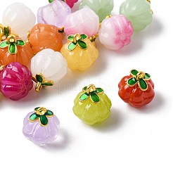 24Pcs 9 Colors Glass Charms&nbsp;GLAA-FS0002-42
