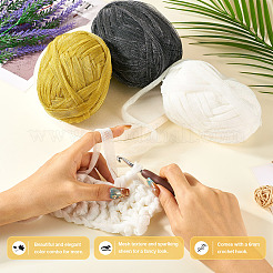 3 Skeins 3 Colors Polyester Yarn&nbsp;DIY-MB0002-06A