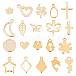 304 Stainless Steel Pendants&nbsp;STAS-UN0006-92G