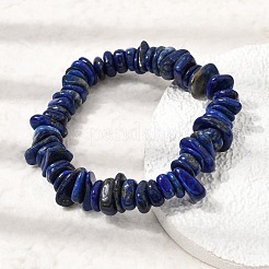 Natural Lapis Lazuli Chip Beaded Stretch Bracelets&nbsp;GG-CBA0FEA-01A