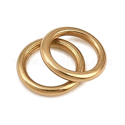 Ion Plating(IP) 304 Stainless Steel Closed Jump Rings&nbsp;STAS-G393-06G-08