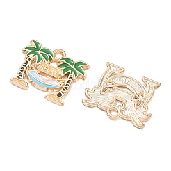 Alloy Enamel Pendants&nbsp;AL-CBAE435-59G