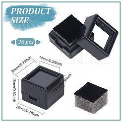 Cube Plastic Loose Diamond Storage Boxes&nbsp;CON-WH0095-49B