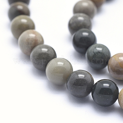 Natural Ocean Agate/Ocean Jasper Beads Strands&nbsp;G-G735-05-6mm