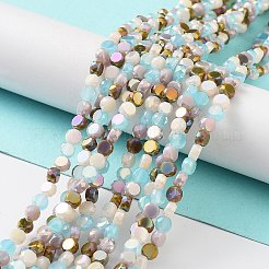 Electroplate Glass Beads&nbsp;X-EGLA-P056-01D