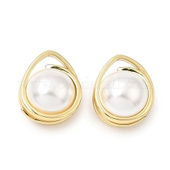 Imitation Glass Pearl Pendants&nbsp;KK-L189-25G