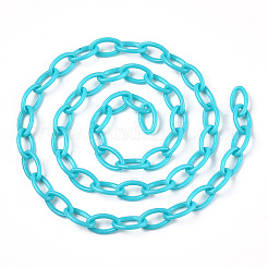 Opaque Acrylic Cable Chains&nbsp;SACR-N010-001C