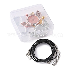 DIY Wing Pendant Necklace Making Kit&nbsp;DIY-FS0003-05