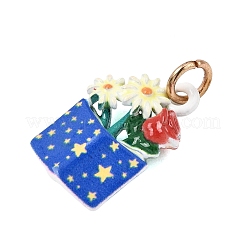 Spray Painted Alloy Pendants&nbsp;AL-CBAB1F7-01B