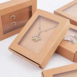 Foldable Drawer Type Creative Kraft Paper Box&nbsp;LS-CON-WH0077-12