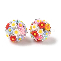 Resin Flower Beads&nbsp;RESI-A045-01