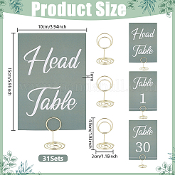 31Pcs Iron Name Card Holder&nbsp;AJEW-PH0008-75