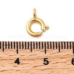 Brass Spring Ring Clasps&nbsp;KK-D407-20G-B