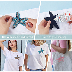 4Pcs 4 Colors Computerized Embroidery Cloth Patches&nbsp;PATC-GF0001-66