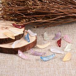 120Pcs 8 Colors Transparent Spray Painted Glass Pendants&nbsp;GLAA-SZ0001-48