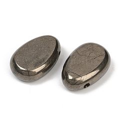 Natural Pyrite Teardrop Pendants&nbsp;G-R012-03