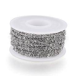 Tarnish Resistant 304 Stainless Steel Cable Chains&nbsp;CHS-H007-08P