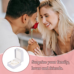 PU Leather Necklace Pendant Gift Boxes&nbsp;LBOX-TADJ0001-01A