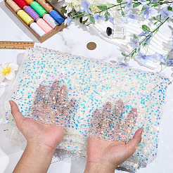 Polyester & PET Gauze Fabric&nbsp;DIY-WH20001-74E