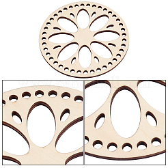Wooden Basket Bottoms&nbsp;AJEW-WH0126-08A