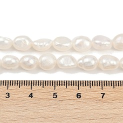 Natural Cultured Freshwater Pearl Beads Strands&nbsp;PEAR-P064-20J-04A