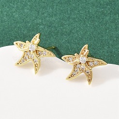 Brass Micro Pave Cubic Zirconia Pendant & Stud Earrings Sets for Women&nbsp;SJEW-F227-01D-G