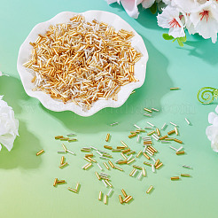 3300Pcs 3 Colors Plated Glass Bugle Beads&nbsp;SEED-TA0001-56