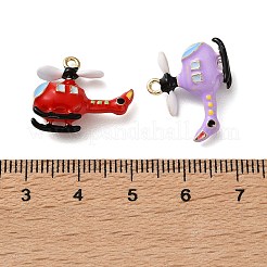 Alloy Enamel Pendants&nbsp;FIND-Z117-15G