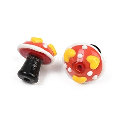 Handmade Lampwork Enamel Beads&nbsp;LAMP-B055-02G