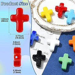 8Pcs 8 Colors Handmade Lampwork Beads&nbsp;LAMP-CJ0003-09