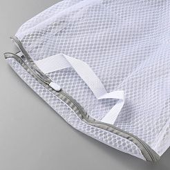 Polyester Mesh Zipper Laundry Bags with Handles&nbsp;ABAG-TAC0003-13B-03