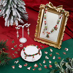 60Pcs Alloy Enamel Pendants&nbsp;ENAM-UN0001-32