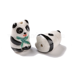 Handmade Printed Porcelain Beads&nbsp;PORC-G007-01