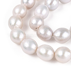 Natural Nucleated Baroque Keshi Pearl Beads Strands&nbsp;PEAR-S020-L18