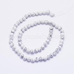 Synthetic Howlite Bead Strands&nbsp;G-F425-37-6mm