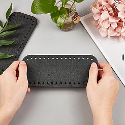 PU Leather Rectangle Long Bag Bottom&nbsp;FIND-CA0001-10D