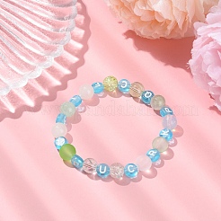 1750Pcs 7 Colors Transparent Acrylic Beads&nbsp;TACR-YW0002-47