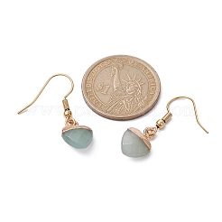Natural Mixed Gemstone Heart Dangle Earrings&nbsp;EJEW-JE05469