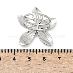 304 Stainless Steel Cuff Rings&nbsp;RJEW-D306-17P