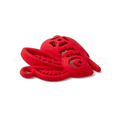 Spray Painted Alloy Pendents&nbsp;PALLOY-F282-04B-01