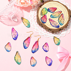 4 Sets Epoxy Resin Pendants&nbsp;RESI-CJ0005-18