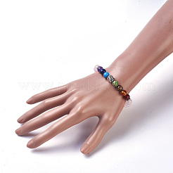 Natural Rose Quartz Stretch Bracelets&nbsp;BJEW-JB03905-02