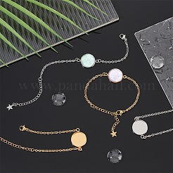 DIY Blank Dome Bracelet Making Kit&nbsp;DIY-UN0004-98