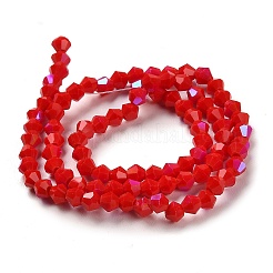 Opaque Solid Color Imitation Jade Glass Beads Strands&nbsp;GLAA-F029-P4mm-D02