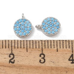 Rack Plating Brass Micro Pave Cubic Zirconia Charms&nbsp;KK-G515-27P