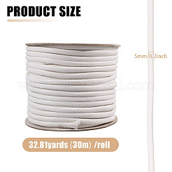 30M Braided Waxed Polyester Cords&nbsp;YC-WH0011-03B