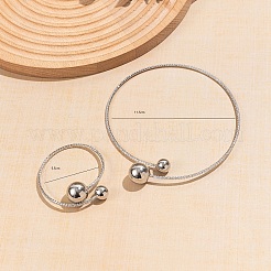 Brass Round Cuff Choker & Bangle Sets&nbsp;CD6248