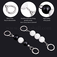 2Pcs 2 Styles Alloy Bag Strap Chains Extender&nbsp;FIND-GF0001-83