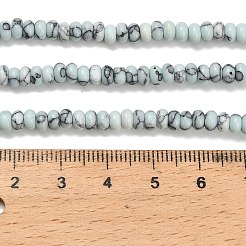 Synthetic Turquoise Beads Strands&nbsp;G-L635-A10-4x2mm-03