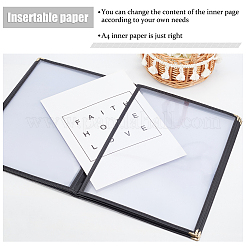 A4 Plastic Menu Book Protector&nbsp;AJEW-WH0237-10